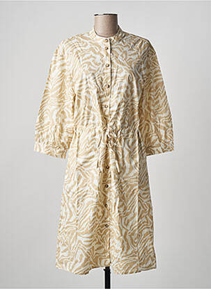 Rochie midi bej MSCH COPENHAGEN femeie