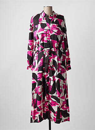 Rochie midi roz ESSENTIEL ANTWERP femeie