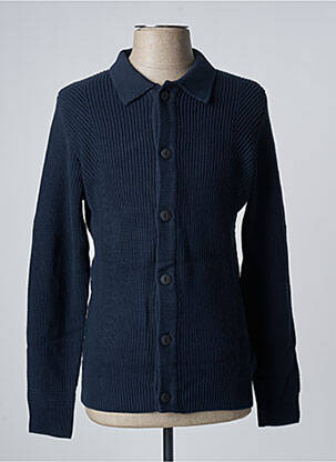 Vestă cu mâneci lungi albastru SELECTED bărbat