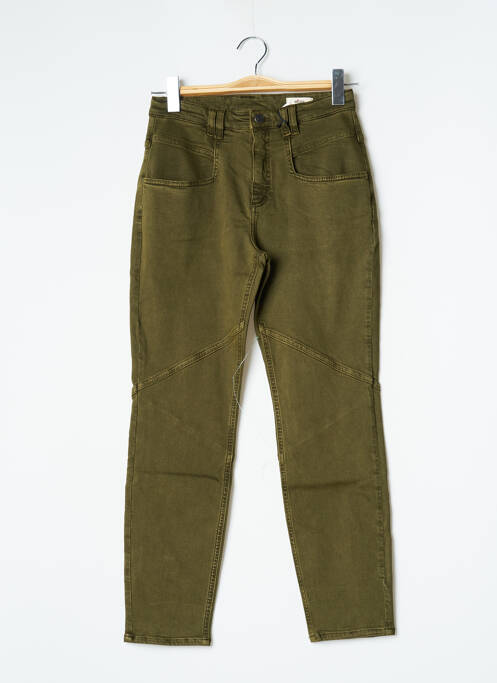 Pantalon slim verde SAK'S femeie