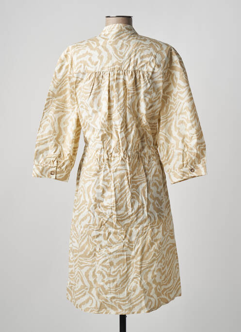 Rochie midi bej MOSS COPENHAGEN femeie