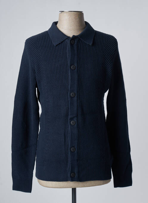 Vestă cu mâneci lungi albastru SELECTED bărbat