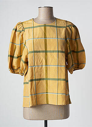 Top galben SAMSOE & SAMSOE femeie