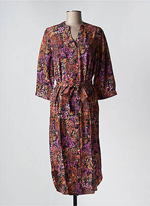 Rochie midi maro OBJECT femeie