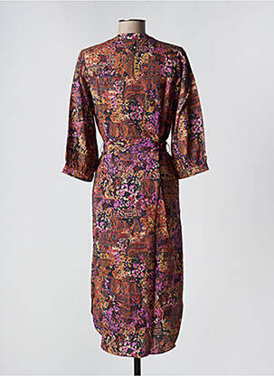 Rochie midi maro OBJECT femeie