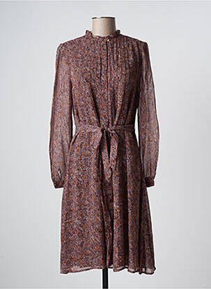 Rochie midi maro SESSUN femeie