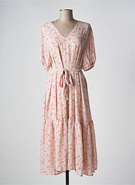 Rochie midi bej SELECTED femeie