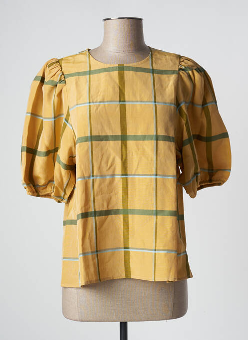 Top galben SAMSOE & SAMSOE femeie