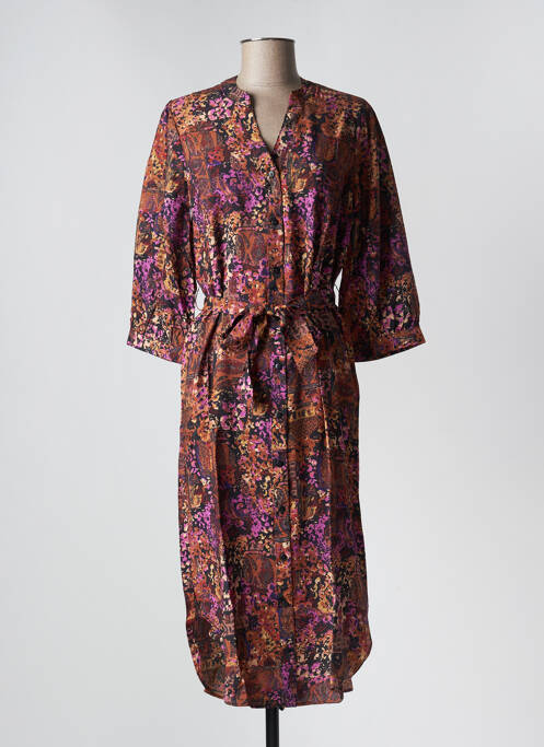 Rochie midi maro OBJECT femme