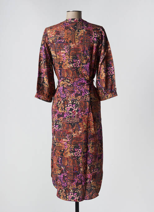 Rochie midi maro OBJECT femme