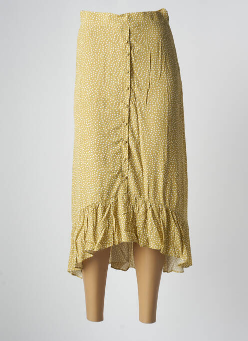 Fustă midi galben VILA femeie