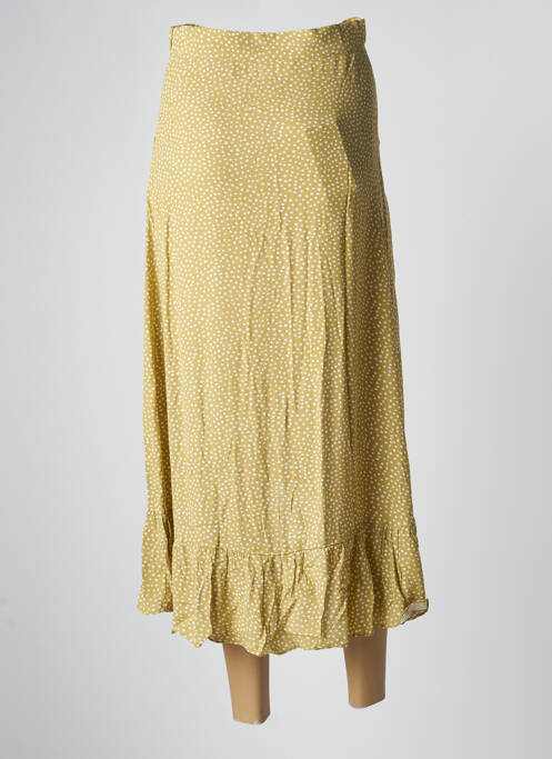 Fustă midi galben VILA femeie