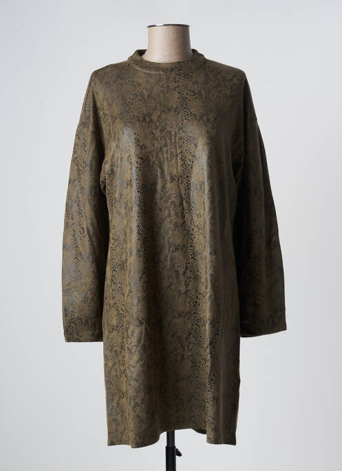 Rochie scurtă kaki MOLLY BRACKEN femeie