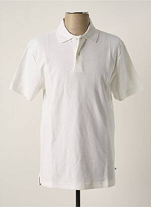 Polo alb SAMSOE & SAMSOE bărbat