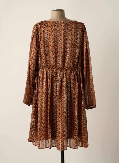 Rochie scurtă maro MOLLY BRACKEN femeie