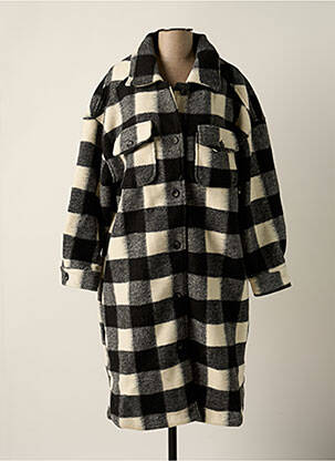 Palton lung negru GRACE & MILA femeie