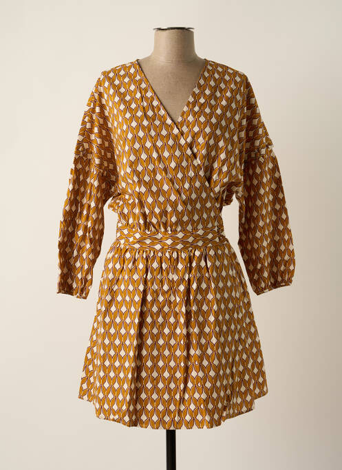 Rochie scurtă galben DAY OFF femeie