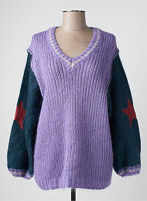 Pulover violet SAK'S femeie