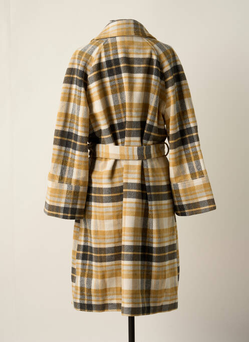 Palton lung portocaliu VILA femeie