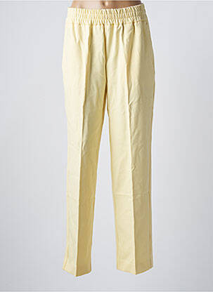 Pantalon drept galben SELECTED femeie