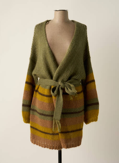 Vestă cu mâneci lungi verde SAK'S femeie