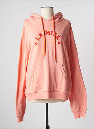 Hanorac cu glugă roz RONRON X SARENZA femeie