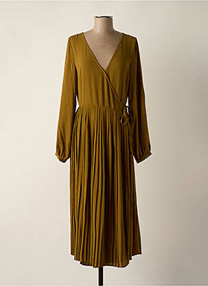 Rochie midi maro VILA femeie