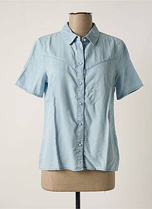 Cămașă albastru PIECES femeie