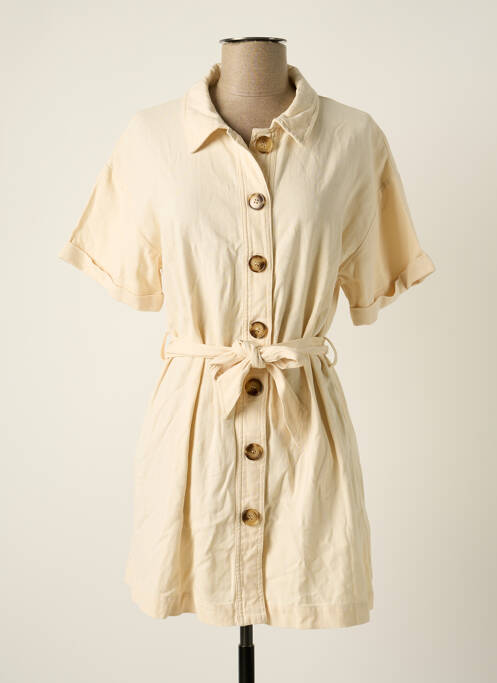 Rochie midi bej GRACE & MILA femeie