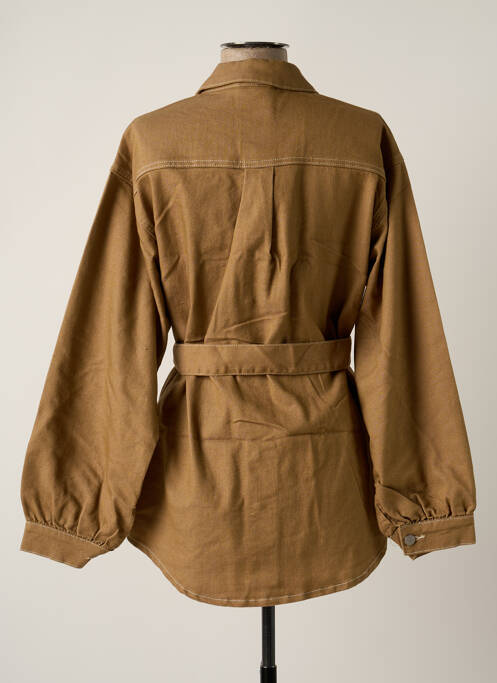 Jachetă de blugi bej VILA femeie