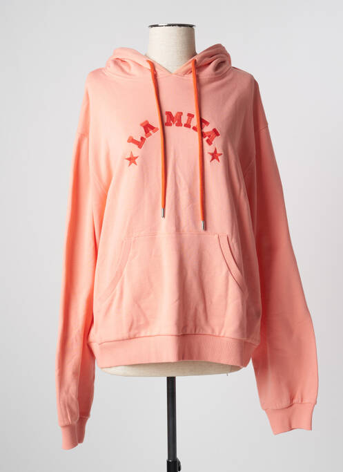 Hanorac cu glugă roz RONRON X SARENZA femeie