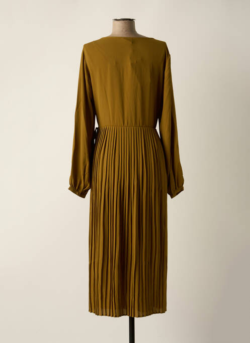 Rochie midi maro VILA femeie