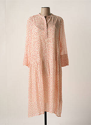 Rochie midi roz SAMSOE & SAMSOE femeie