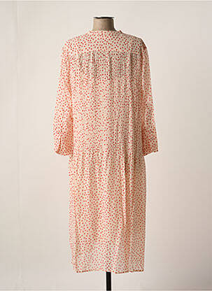 Rochie midi roz SAMSOE & SAMSOE femeie