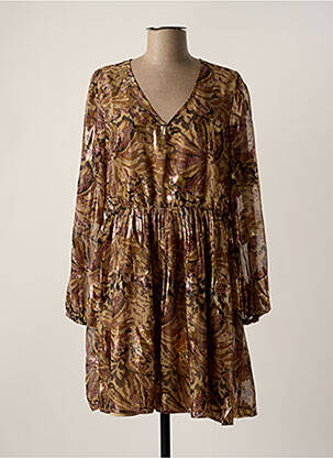 Rochie scurtă maro OBJECT femeie