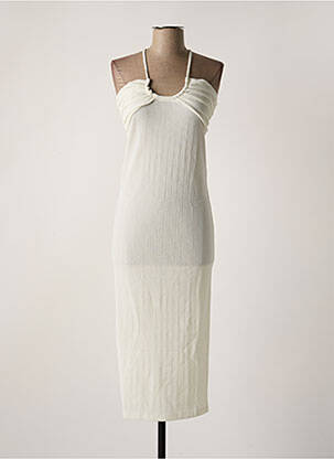 Rochie midi alb MUSIER femeie