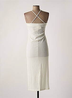 Rochie midi alb MUSIER femeie