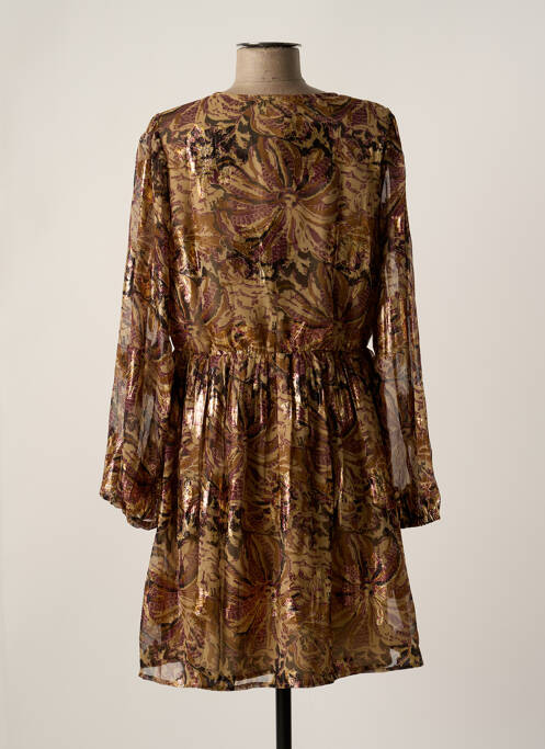 Rochie scurtă maro OBJECT femeie