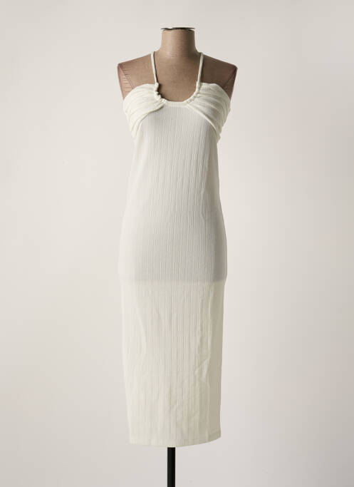 Rochie midi alb MUSIER femeie