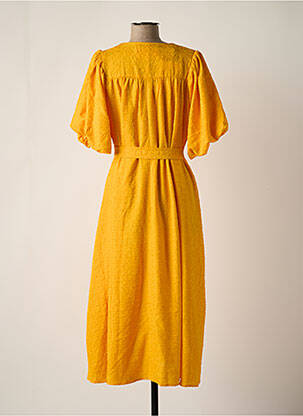 Rochie lungă galben SELECTED femeie