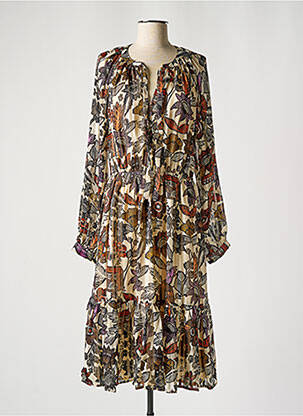 Rochie midi bej SCOTCH & SODA femeie