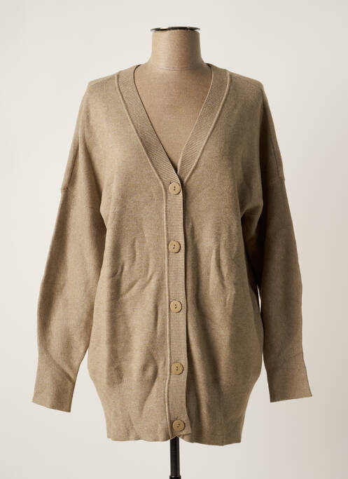 Vestă cu mâneci lungi bej VILA femeie