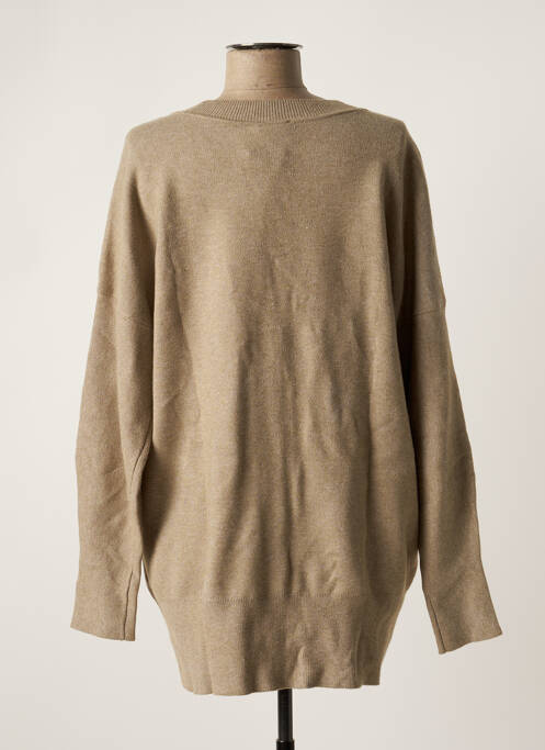 Vestă cu mâneci lungi bej VILA femeie