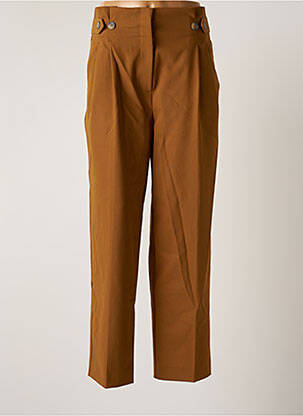 Pantalon drept bej SELECTED femeie