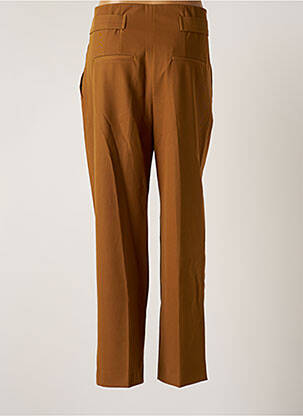 Pantalon drept bej SELECTED femeie
