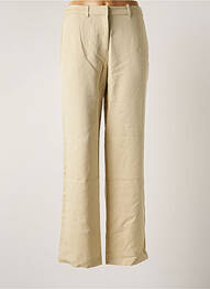 Pantalon drept galben SAMSOE & SAMSOE femme