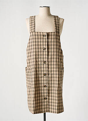 Rochie scurtă bej VILA femeie