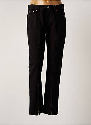 Blugi cu croială dreaptă negru MAISON MARTIN MARGIELA femeie