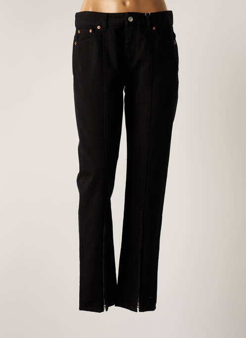 Blugi cu croială dreaptă negru MAISON MARTIN MARGIELA femeie