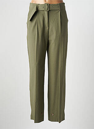 Pantalon larg verde SELECTED femeie